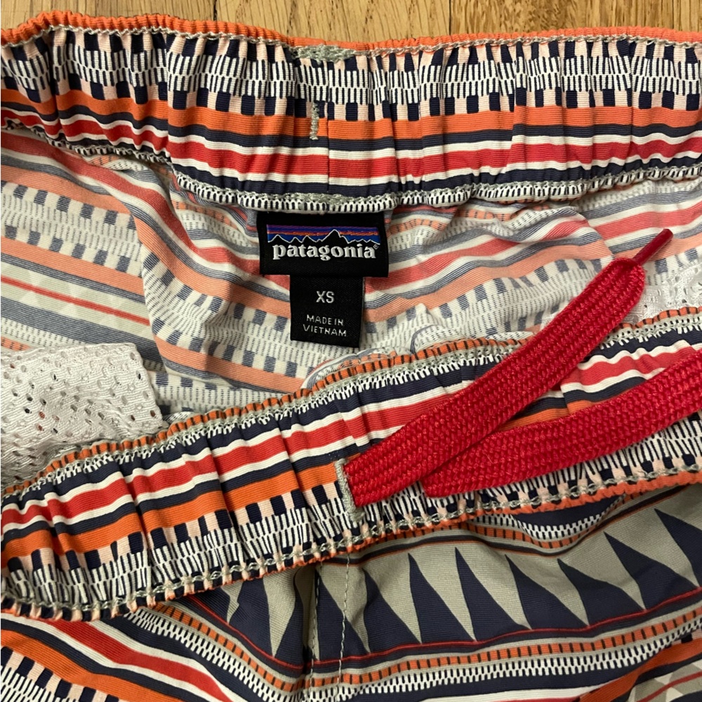 Patagonia Multicolor Geometric Barely Baggie shorts
